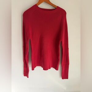 Victorinox Vibrant Red Women's Crew Neck Sweater